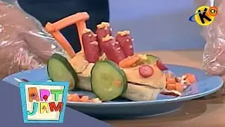 Hotdog Family Car | Art Jam