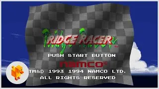 Ridge Racer (PS1) -  Full game playthrough 100% unlocks - DuckStation Emulation