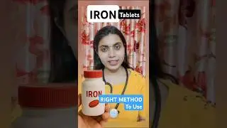 IRON Tablets- Right Method to Use! #iron #medicine #supplements #hemoglobin