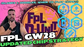 FPL GW28 | 🔥My updated Chip Strategy🔥 | Blanks & Doubles | Fantasy Premier League Tips 2024/25