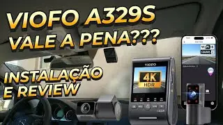 Viofo A329S Câmera Veicular 3 Canais – Instalação e Review Frontal, Interior e Traseira
