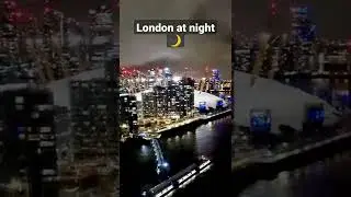 London at night! #london #night #vibes #skyline #riverthames #silife #shorts