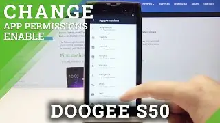 How to Personalize App Permissions in Doogee S50 - Enter Apps' Settings