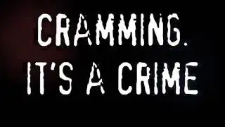Cramming. It's a Crime. (Piracy ad Parody)