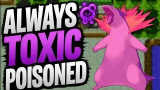 Crystal but my team is always Toxic Poisoned - No items - Pokemon challenge