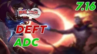 KT Rolster Deft Xayah ADC Patch 7.16