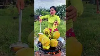How to cook young coconut with pork rib #cooking