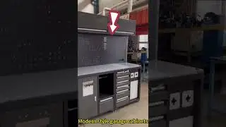Modern Style Garage Cabinets #workstation #toolchest #toolboxes #toolstorage #fabricationshop