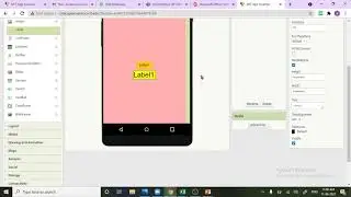 MIT App inventor Hello World program