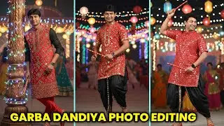 Garba Dandiya Photo Editing❗Google Gemini Navratri Ai Photo Editing 