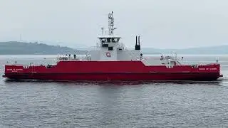 MV Sound of Scarba Departs McInroy's Point, 12/5/24