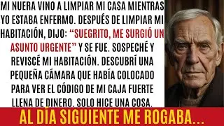 Mi nuera puso una cámara en mi cuarto para robarme. Hice solo una cosa…