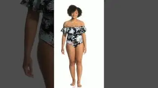 Raisins Curve Plus Size Kyoto Tortuga One Piece Swimsuit | SwimOutlet.com