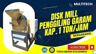 MESIN PENGGILING GARAM   DISK MILL FFC 55 SS   MESIN SOLUSI INDONESIA   TOKO MESIN SOLUSINDO