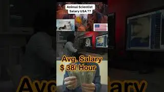 animal sciences job salary in usa #shorts #usajobs