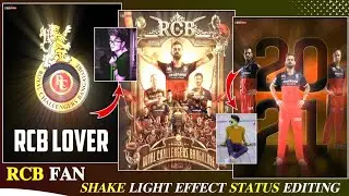 Rcb Status Editing 2021 - Ipl Status Video Editing - Alight Motion Video Editing - Rcb 2021