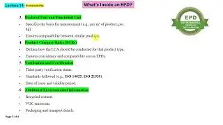 Lecture 15- EPDs