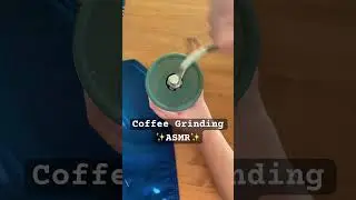 Coffee Grinding ASMR!!! #shortsfeed #asmrsounds #coffee #coffeegrindingmachine #caffeine