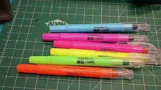 Highlighter Review - Pen and Gear Gel Highlighters! - all paper friendly! #highlighter #pen
