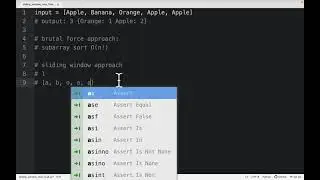 Python Sliding Window Max Fruit Algorithm Explained