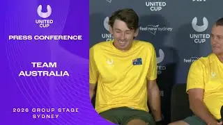 Team Australia Press Conference | United Cup 2026 Group D