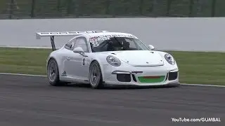 Porsche 991 GT3 Cup - Start up & Accelerations!