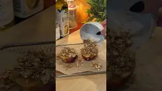 Day 11 of 100 New Recipes 🍎Apple Mini Series🍎 Air Fryer Baked Apple with Oat Crumble
