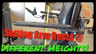 REPAIR: setting arm rest height independently! (left vs right)