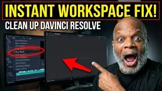 Easy Fix for a Cleaner DaVinci Resolve Workspace!