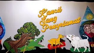 Wayang Fabel, Kecerdikan Si Kancil Selamatkan Anak Sapi dari Liciknya Buaya