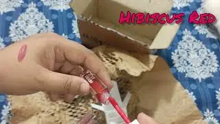 I got Free Gift 🎁 with Just Herbs Ayurvedic Liquid Lipstick Kit 5 #gpayoffer #review #makeup #review