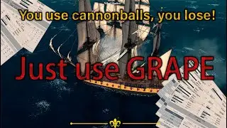 [Naval Action]Используешь ядра - проиграешь! Используешь картечь - победишь!