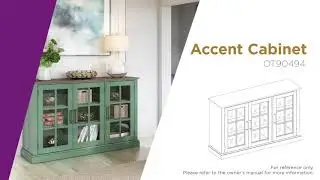 How-To Assemble Accent Cabinet OT90404