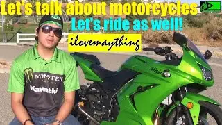 Hulyan's Dad Talks about Motorcycles and Sportbikes. Riding a Sportbike. Riding a Motorcycle. Fun!