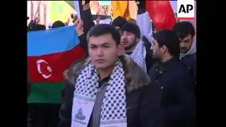 Anti-Israel demos in India, Moscow
