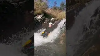Sliding Into the Final Week of Our Canyoning Season | Laggan Canyon Scotland #shorts