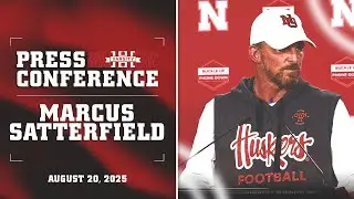Husker TE Coach Marcus Satterfield Wednesday Updates | Nebraska Football Press Conference