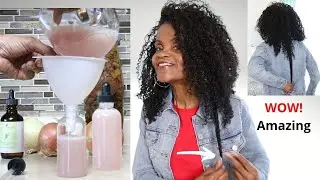 HOW TO MAKE ONION JUICE FOR FASTER HAIR GROWTH 😱 | EASY HAIR GROWTH REMEDY