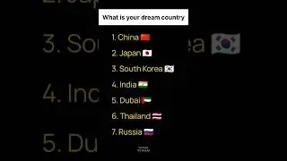 What&rsquo;s Your Dream Country? 🌍✨ Comment Your Choice 🙄