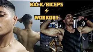 PULL DAY POWER! || FULL BACK & BICEPS WORKOUT || INTENSE PUMP SESSION