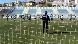 Akragas, allenamento allo stadio Esseneto