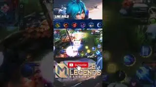 LING BEST BUILD 2021 | Mobile Legends #shorts
