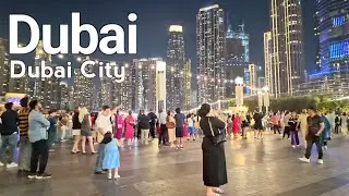 Dubai 4K🇦🇪 Amazing Dubai City, Downtown Dubai Walking Tour