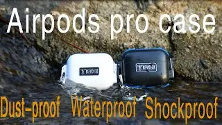 Waterproof Up to 3 Feet,Waterproof shockproof dust-proof Airpod Pro Case,with Keychain.