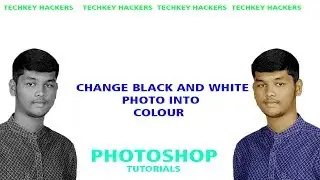 How To change Black And white Photo To Color In Photoshop In Tamil