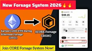 💰 Brand New Forsage System 2026 | Earn Free $CORE Daily, Instant Wallet Payments!
