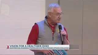 Ohio Lt. Gov. Tressel pushes fitness, talks politics