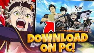 How to DOWNLOAD AND PLAY Black Clover Mobile On PC! (Easy Method)