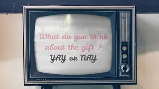A Belly Dancer in a HUGE GIFT BOX