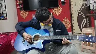 Karthikeya Krishna flute music Melody  playing in🎸 Guitar by Shabari